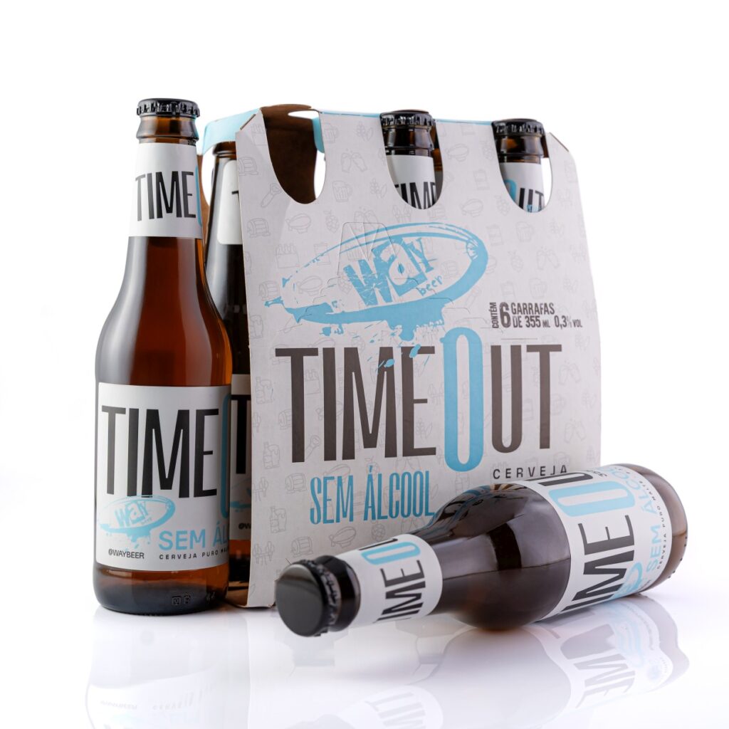 Cerveja artesanal sem álcool Way Beer Timeout. Foto: Priscilla Fiedler