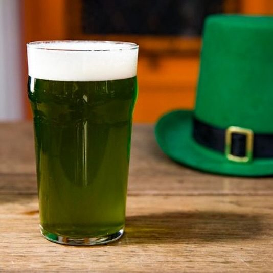 Chope verde no St. Patricks