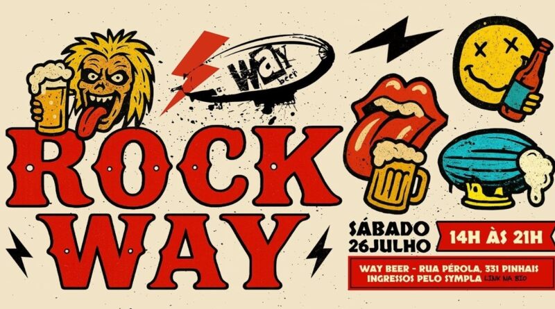 Festa Rock Way acontece no dia 26 de julho