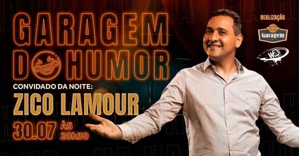 Segunda edição do Garagem do Humor apresenta Zico Lamour (Foto: Divulgação)